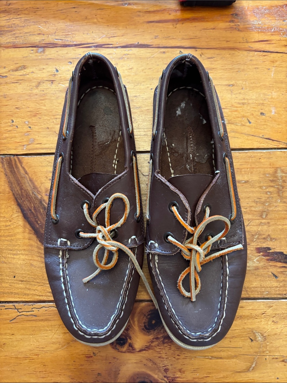 Sperry Women's 8M Classic Brown Leather Boat Shoes